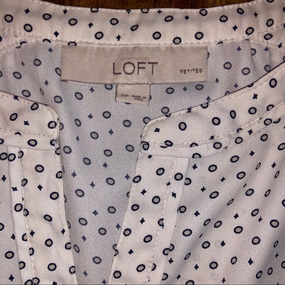 Loft Blouse Long Sleeve Blouse Career - Picture 4 of 6